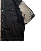 【数量限定販売】黒染めツイルワークシャツ　冷たい砂漠