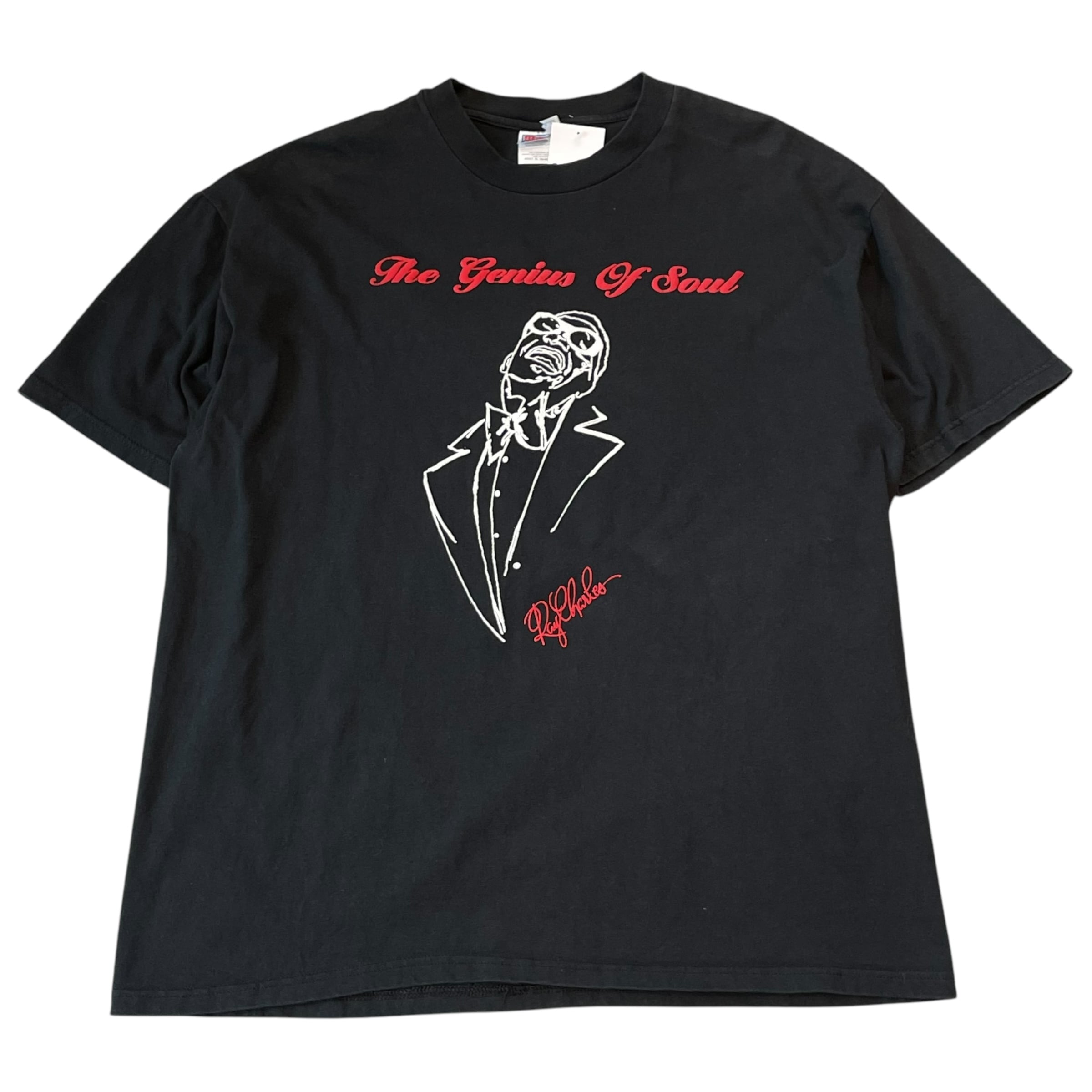 90~00s RAY CHARLES "puff print" T-shirt