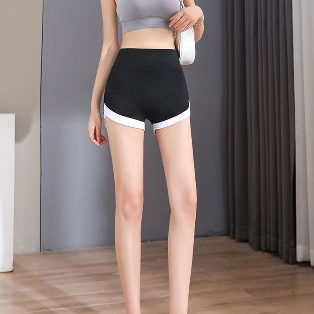 【送料無料】 スポーツ ショートパンツ ヨガ ダンス レディース 春夏 韓国 インナーパンツ ストレッチ 動きやすい バックロゴ スポーツパンツ 運動 フィットネス ヨガパンツ 大人可愛い 大人女子