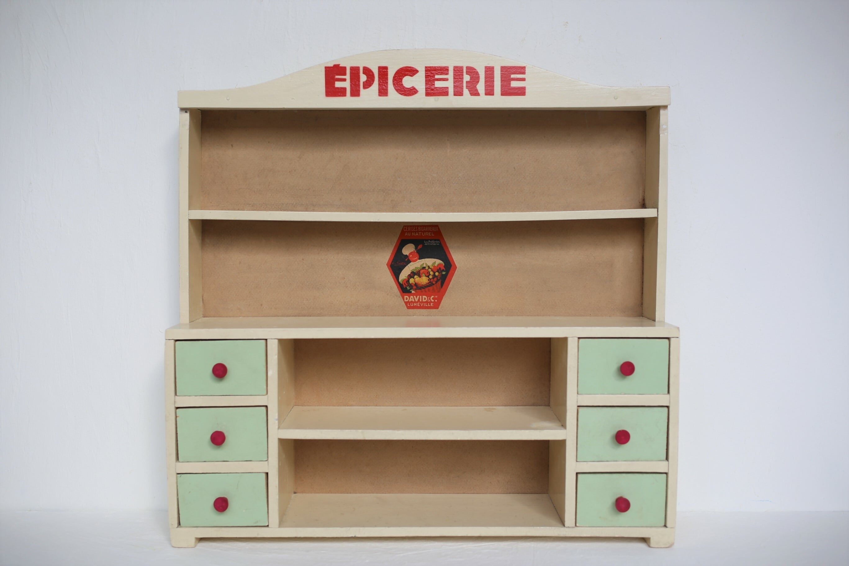 フランス アンティーク ヴィンテージ おもちゃ エピスリー棚 épicerie棚