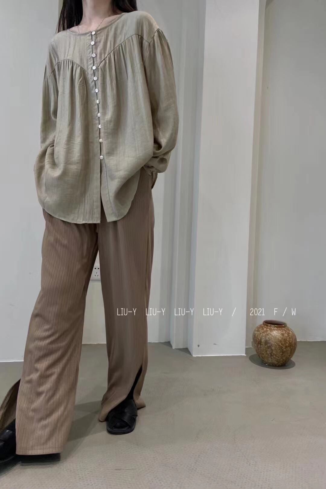 ボタンブラウス　AJ2205-752