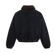 【暖かさUP】VINTAGE ストリート ボア襟 中綿ジャケット T2368