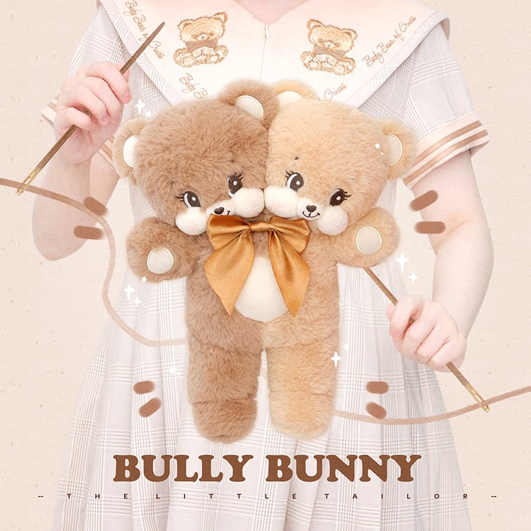 315 レディース ロリータ 双頭 くま ぬいぐるみ ポシェット リュック 2way バッグ M1g3b1 Lachouette