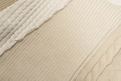 TONE ON TONE MIX KNIT_BEIGE