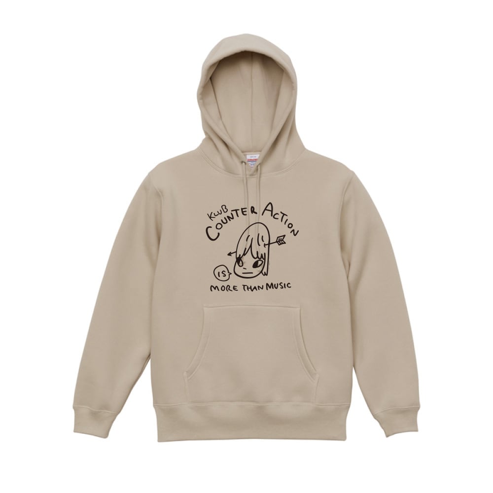 奈良美智のパーカー　Lサイズ 奈良美智 x KLUB COUNTER ACTION コラボPARKA(pt.1)【再販】 | KLUB
