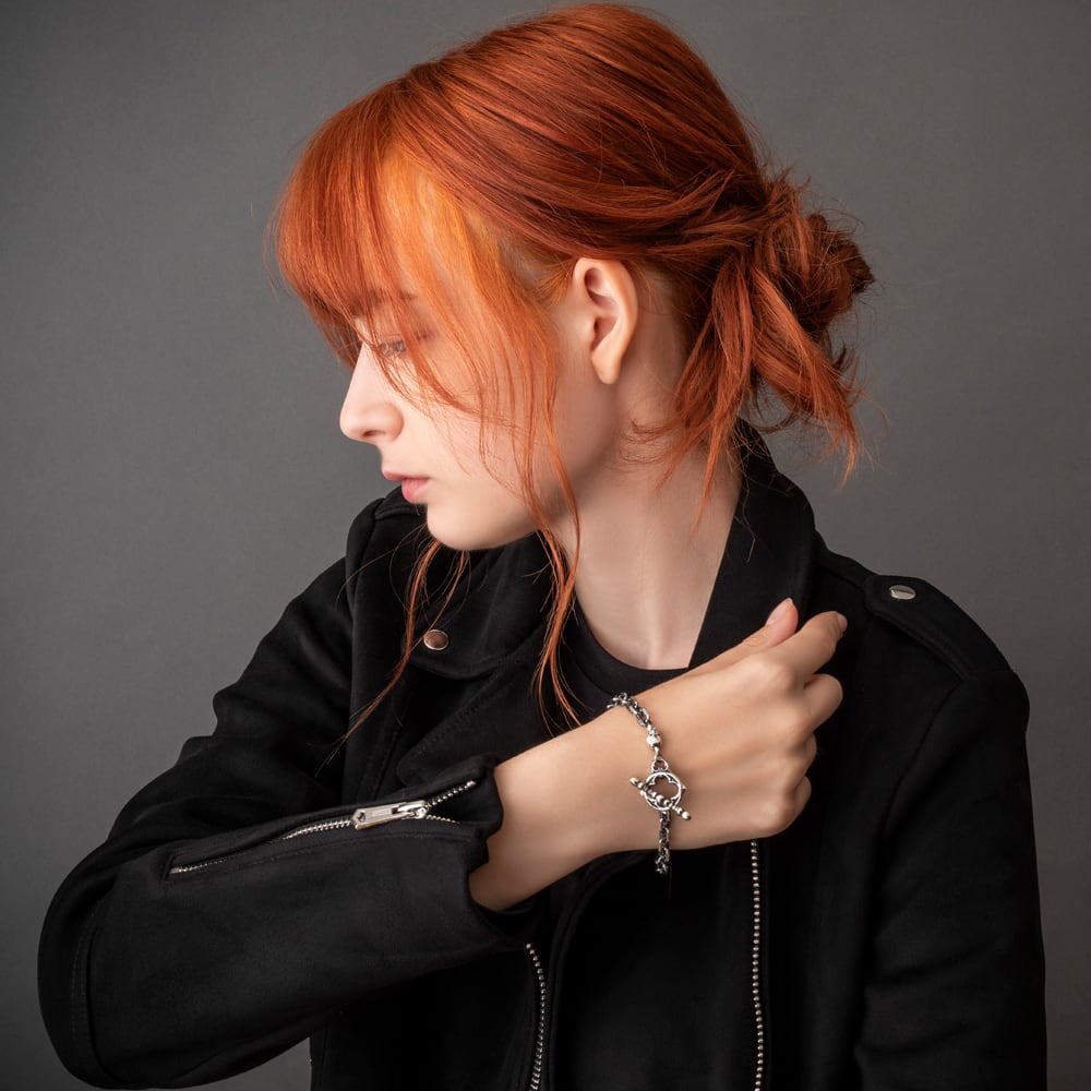 ブレスレット売り上げランキング3位】メメントモリスカルブレスレット