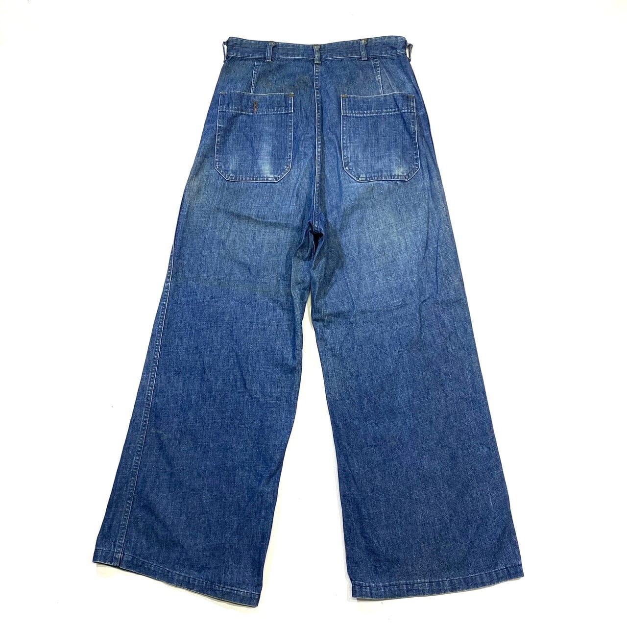 50年納品 ビンテージ 米軍実品 U.S.NAVY デニムセーラーパンツ 