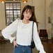 ✞ オータム♡ラウンドネックスリーブ長袖シャツブラウス大人女子☆♥カワイイ♥ ロング 秋物 ✞ゴスロリ SM ミリ 甘ロリ クラロリ 和ロリ エレガント 黒ロリ 姫ロリ 華ロリ BB-BB75362095160