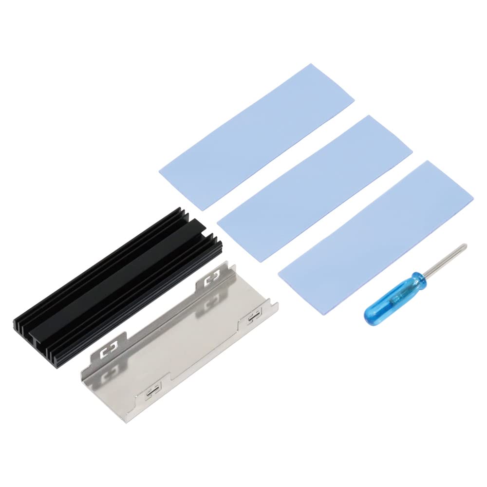 【新着特価】アイネックス M.2 SSD用高性能ヒートシンク・工具セット BA-HM02 ブラック