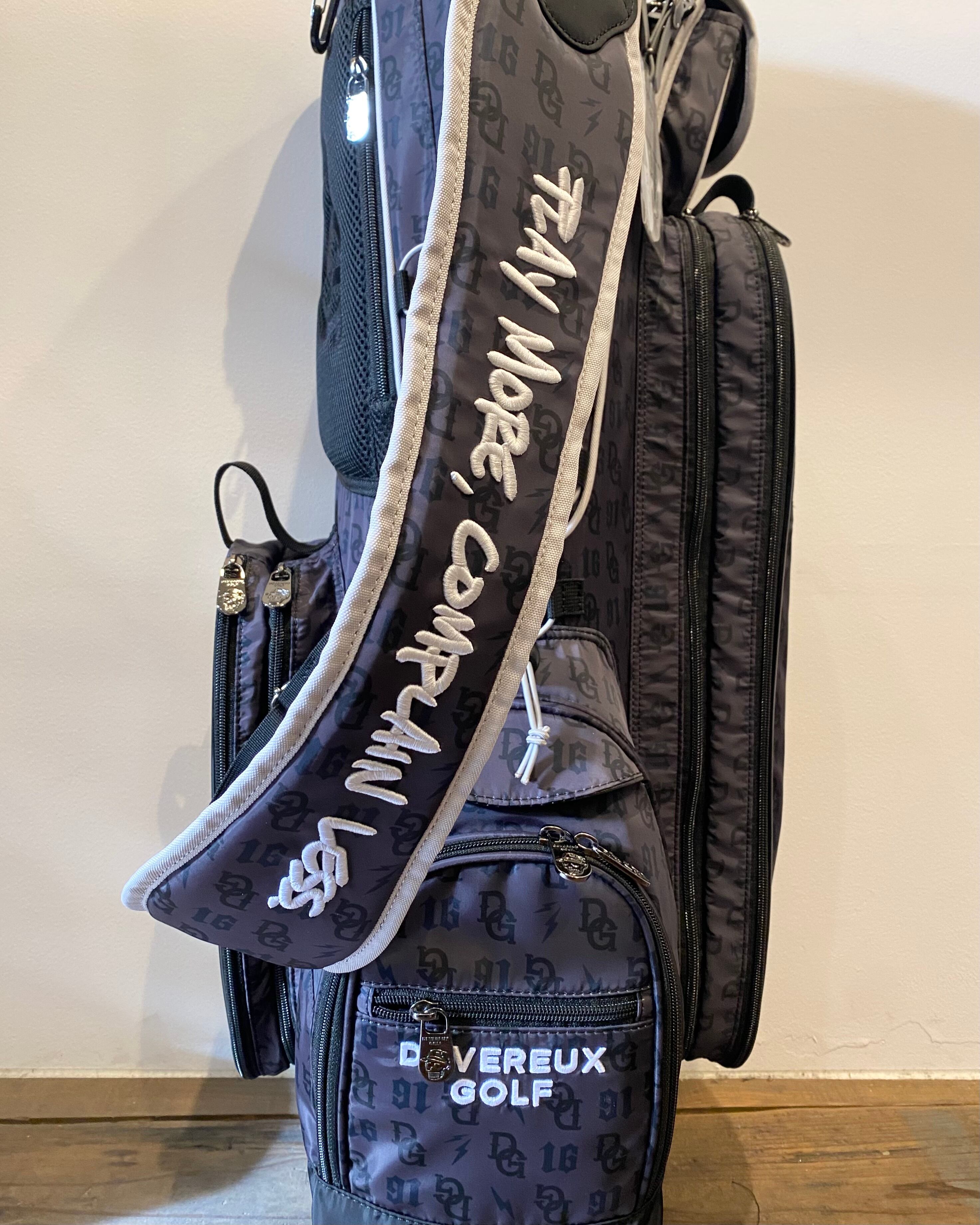 DEVEREUX GOLF】DGモノグラムキャディーバッグ (BLACK) | Sandy GOLF