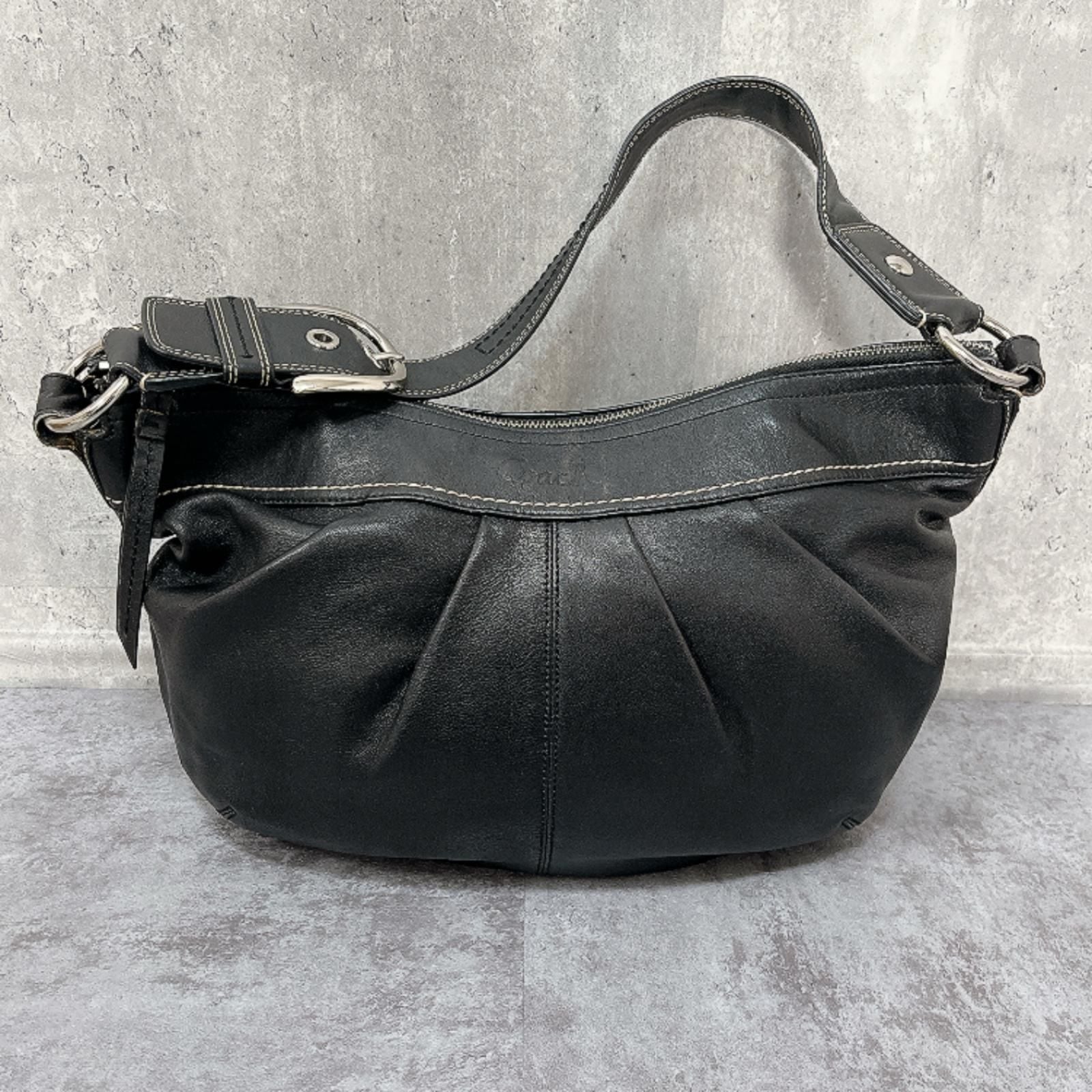 COACH】コーチ ショルダーバッグ ブラック レザー F13731 レディース