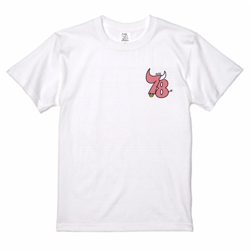 78 Logo T-shirt 5.6oz【White】