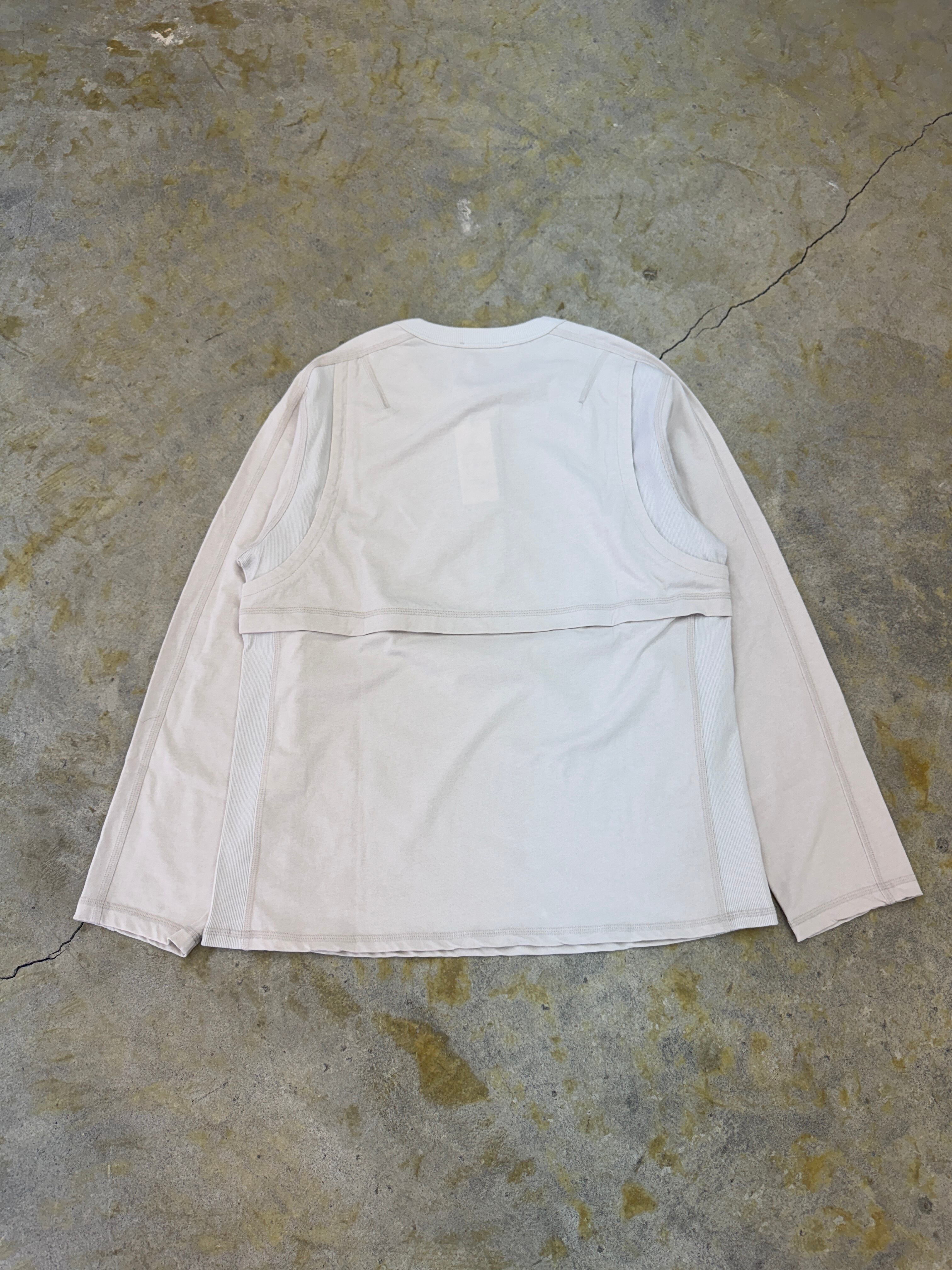MATSUFUJI | Exclusive Henry Neck LS Shirt | LIGHT GRAY | HOWDAY