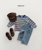 韓国子供服 / BONITO / 26Autumn / ワンポイントロゴTシャツ / 秋服 *12M~JM *