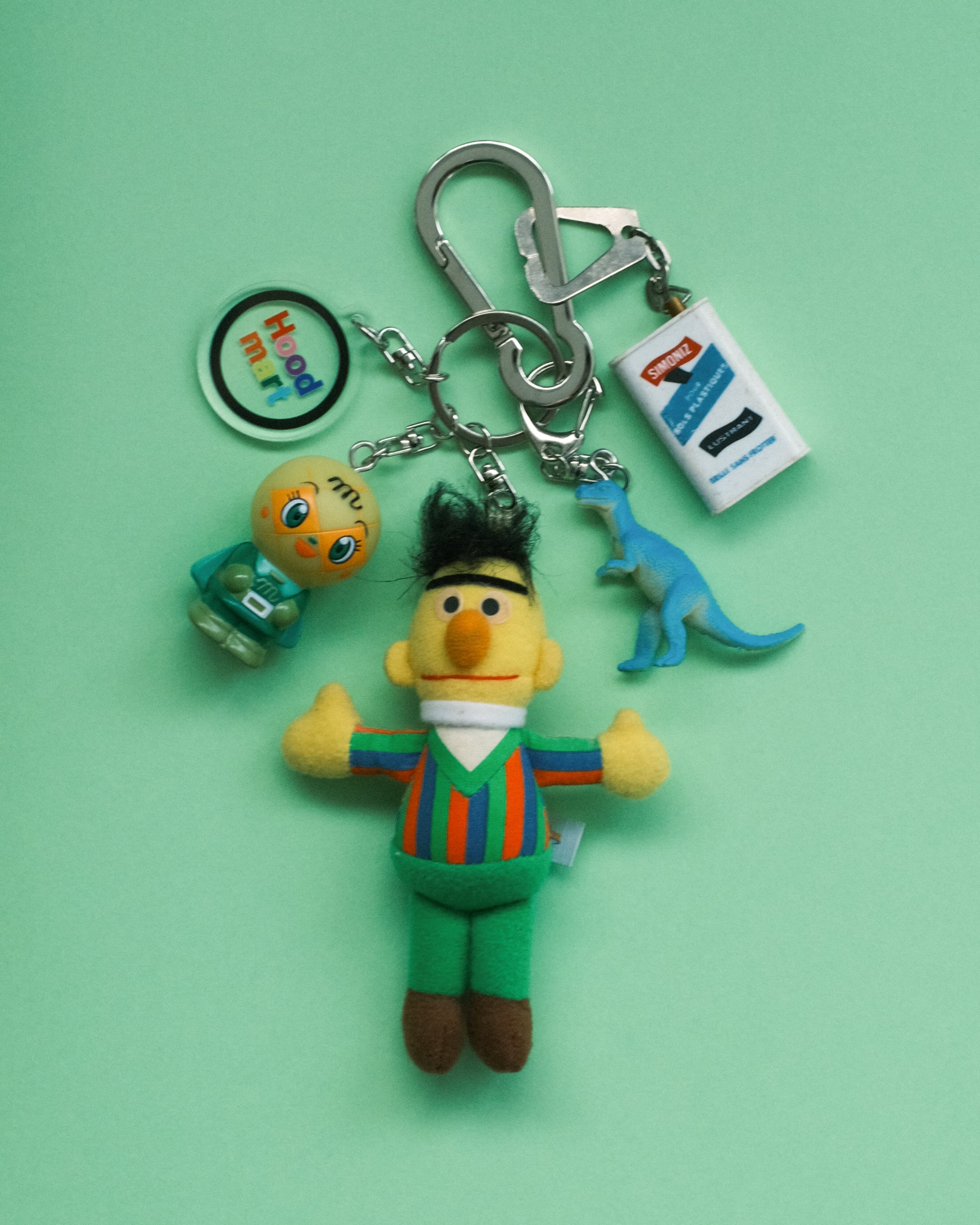 新品未使用 Hoodmart キーホルダー 90’s フッドマート キーリング 90s〜00sの当時のキーホルダーを組み合わせて作る