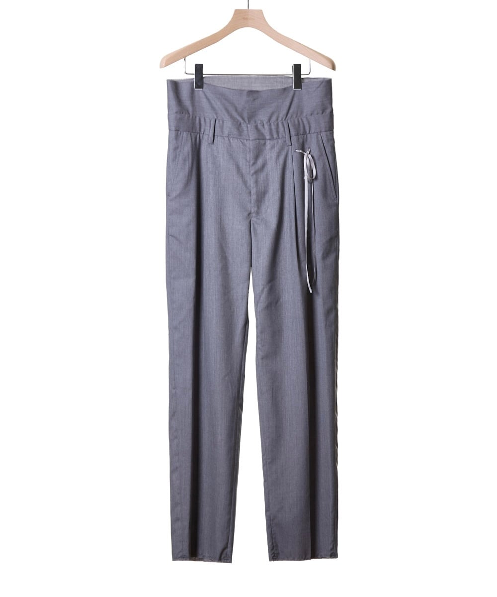 Midorikawa / MID25SS-PT02 ONE TUCK SLACKS (GRAY Midorikawa / MID25SS-PT02 ONE TUCK SLACKS (GRAY