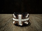 SATANTA サタンタ BEADS LEATHER RING SLR-001 Union Jack