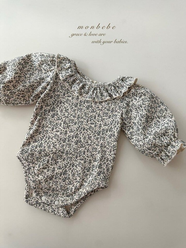 【予約】monbebe Grass leaf span suit