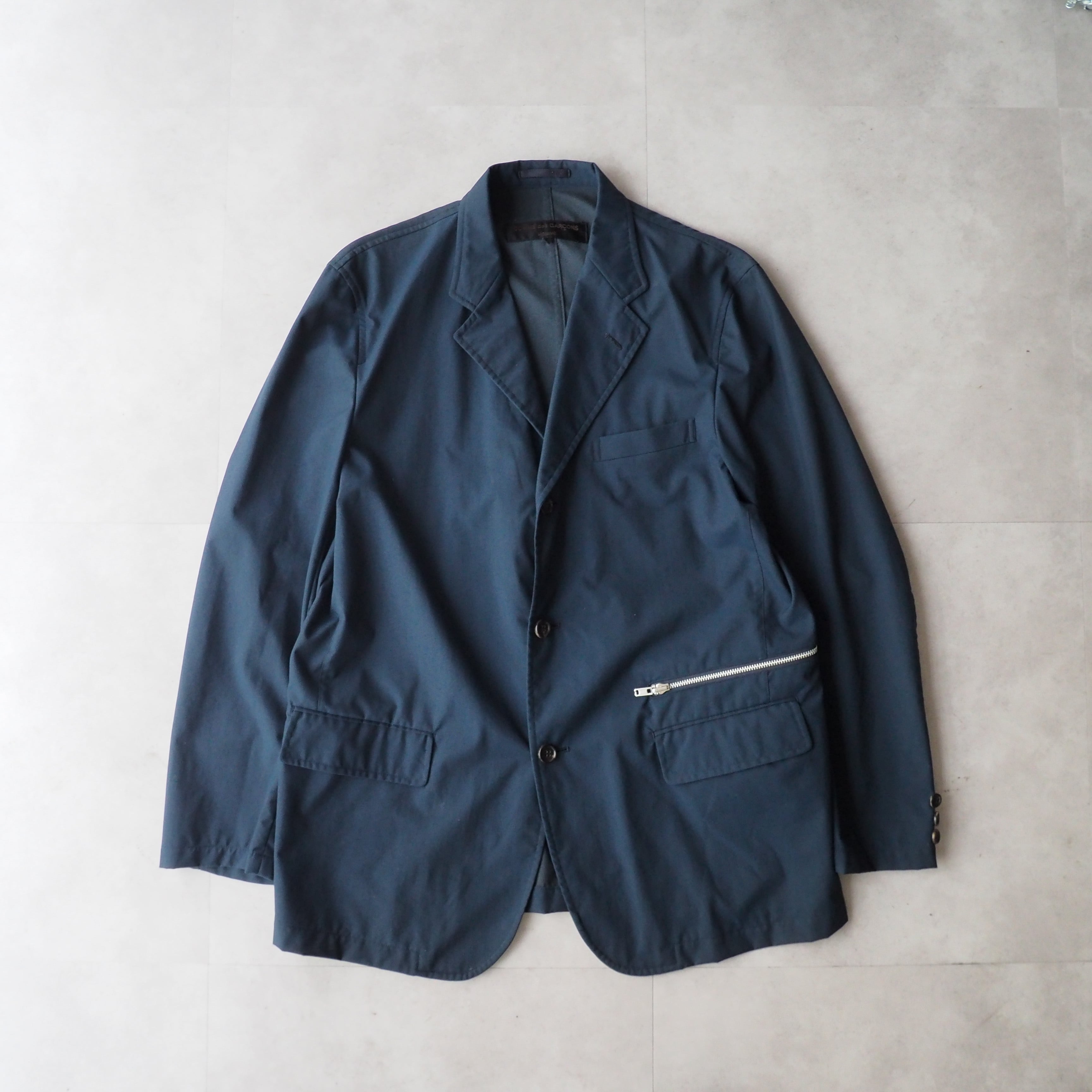 2000AW “COMME des GARÇONS HOMME” AD2000 pocketable nylon taylored jacket  コムデギャルソンオム 田中オム 田中啓一 ポケッタブルナイロンテーラードジャケット アーカイブ | anti knovum（アンタイノーム）