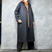 design nylon coat black