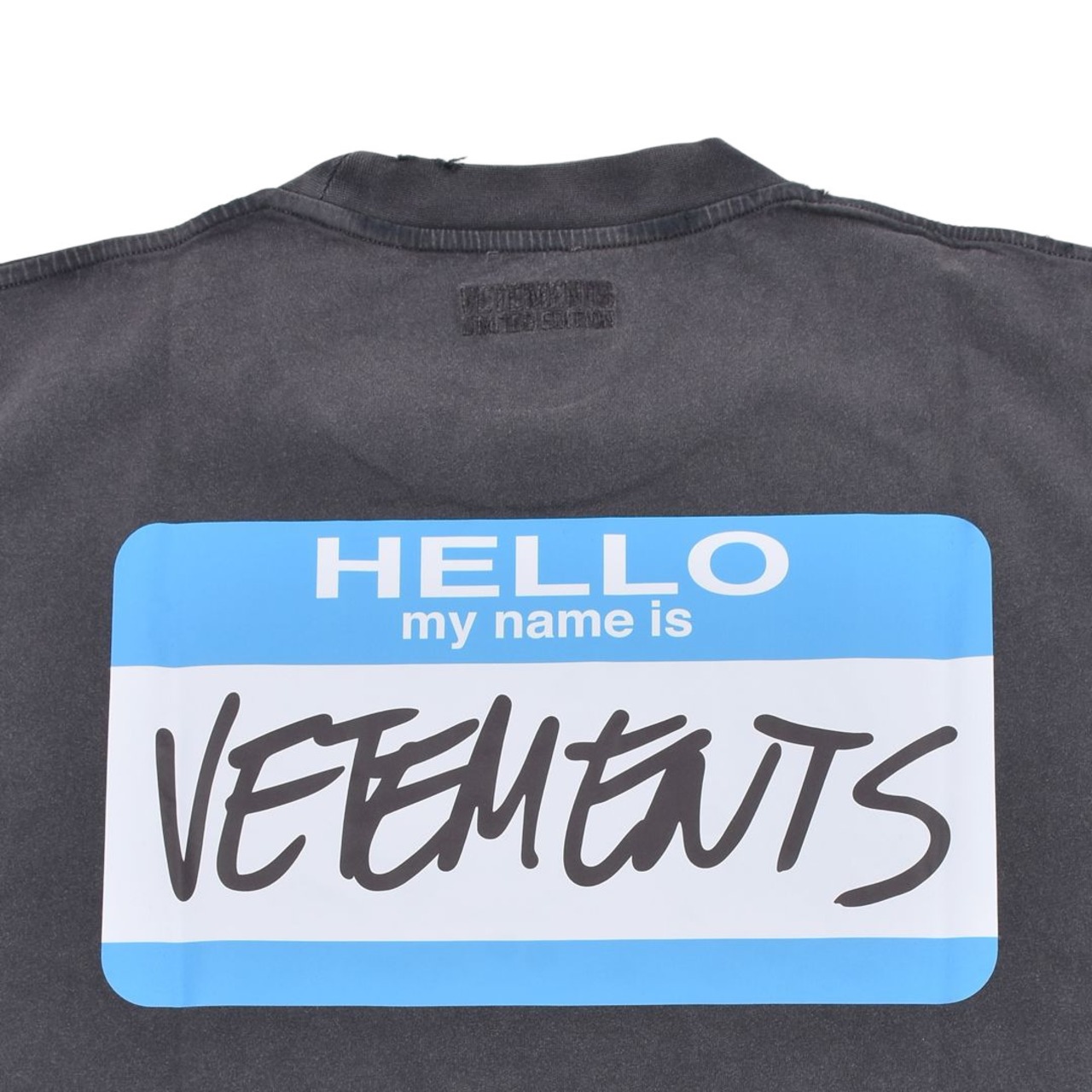 【VETEMENTS】MY NAME IS VETEMENTS FADED T-SHIRT - 9