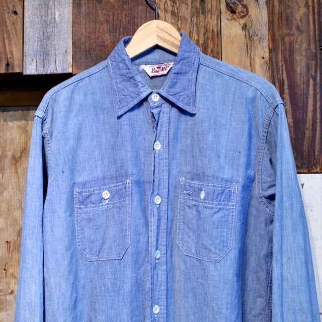 程度良好60sアメリカ製ビンテージKing kole Wool shirts