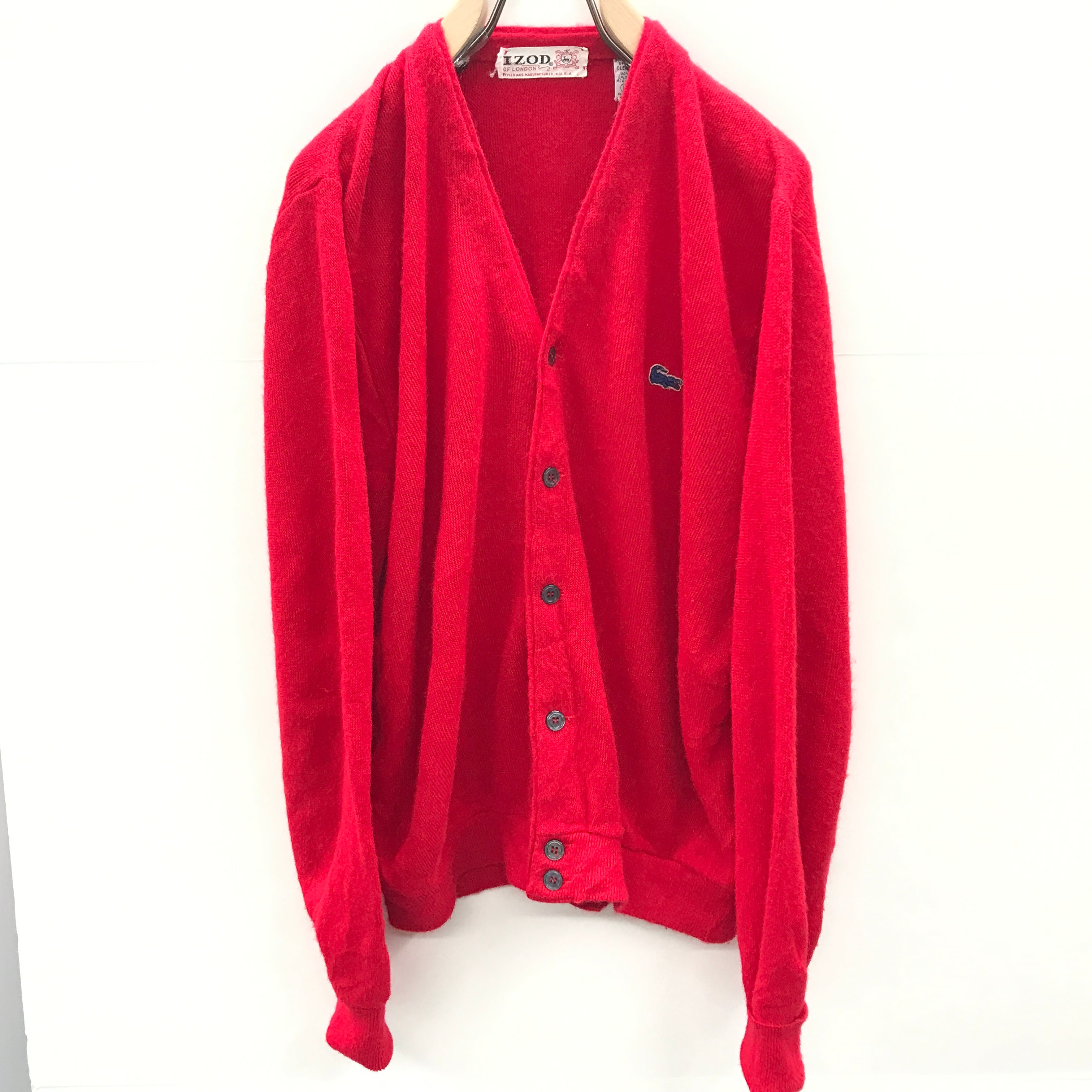 【vintage】60s lacoste izod カーディガン　USA製