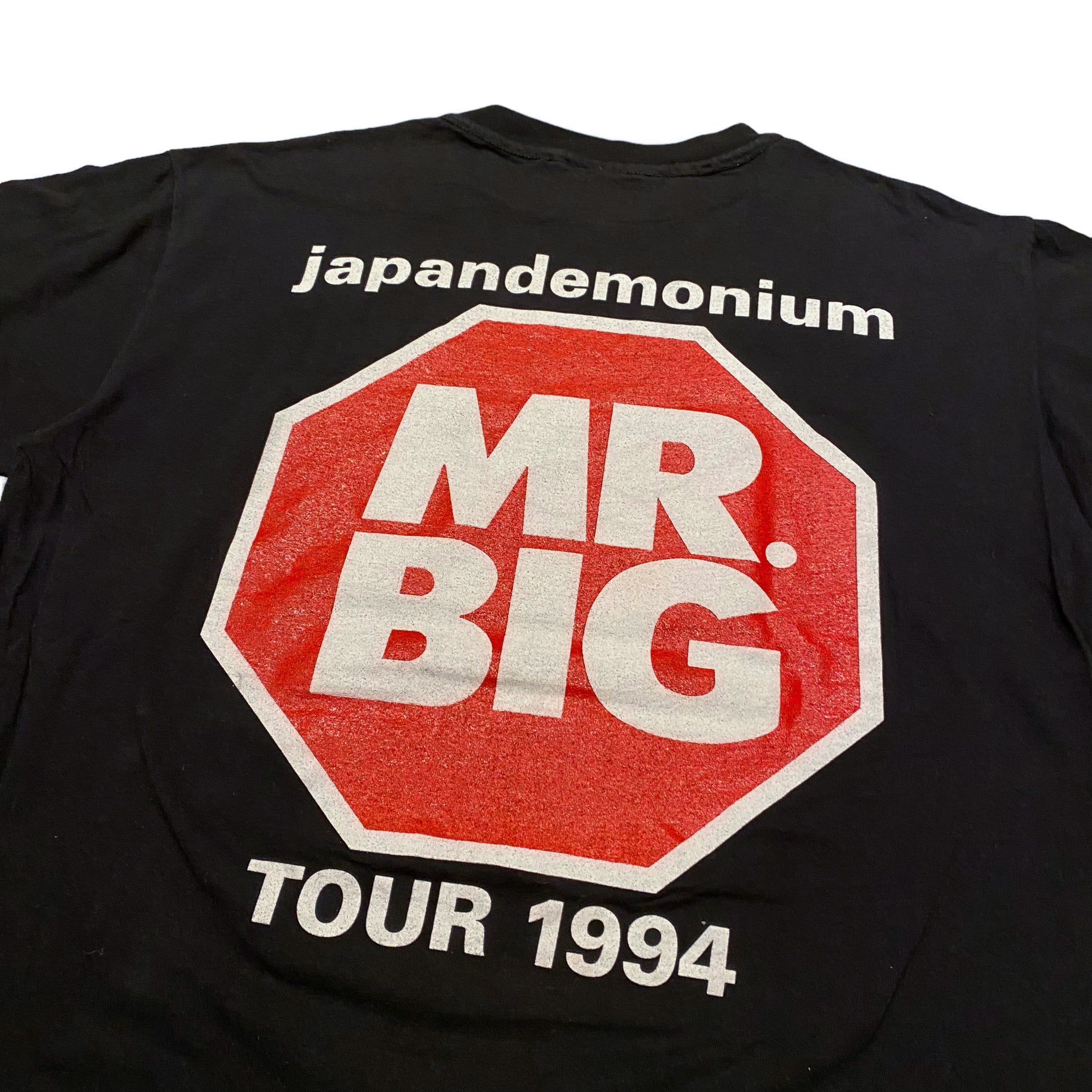 希少 VINTAGE 90年代 Mr.Big JAPAN 両面 プリント バンT