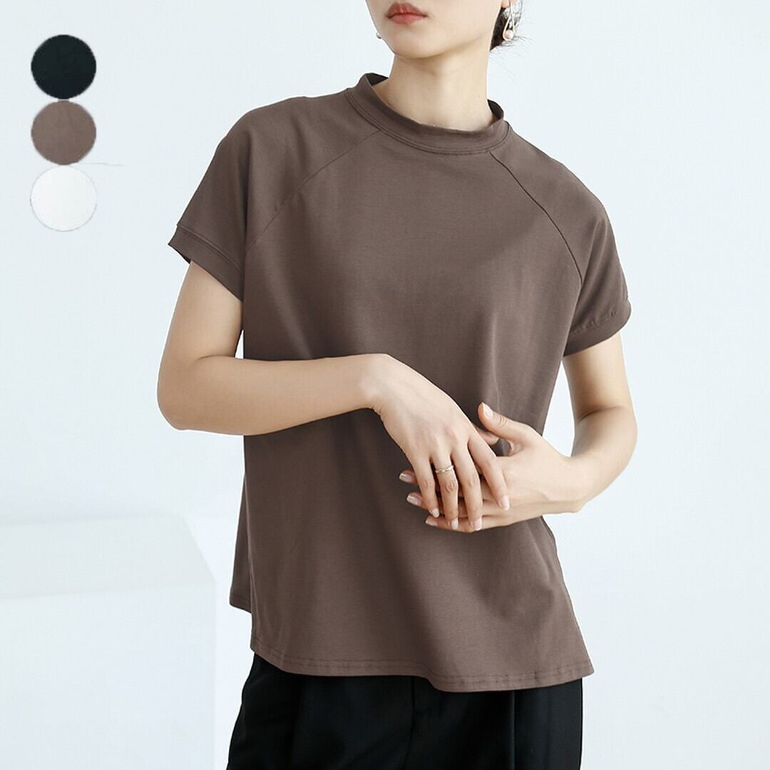韓国風 半袖Tシャツ ゆるシルエット 着回し 3色 レディース 大人可愛い 春夏