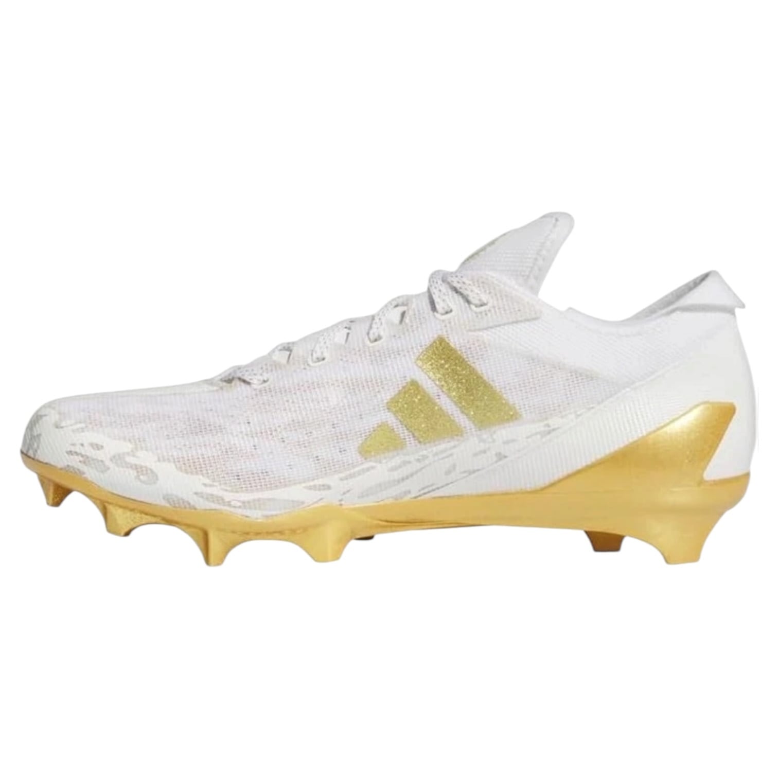 29.5cm】Adizero Electric ホワイト・ゴールド アメフト スパイク
