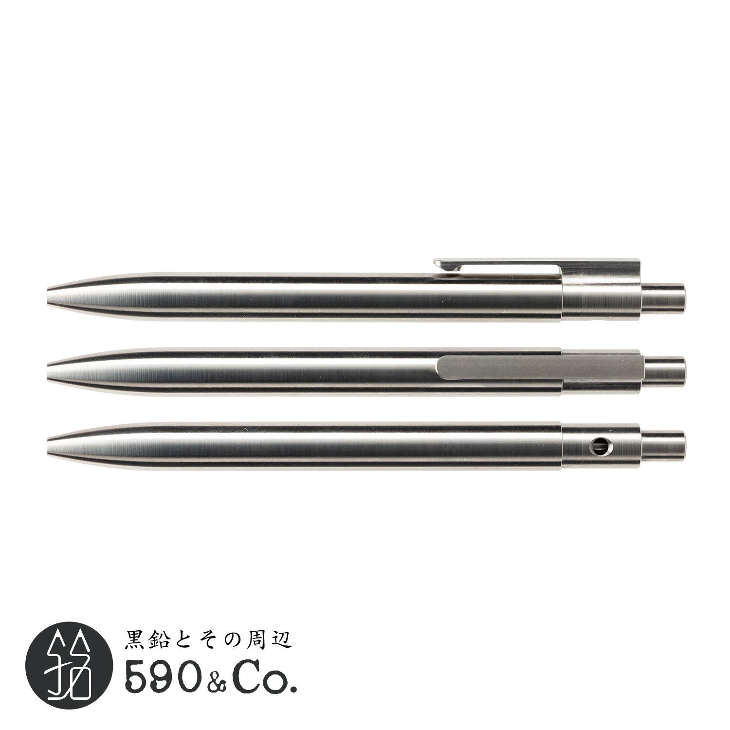 【Autmog】38 Click Pen 6Al-4V (チタン) ISO G2 Schmidt 9000 M Round Nose  590Co.