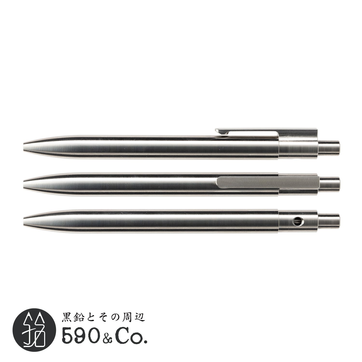 Autmog】38 Click Pen 6Al-4V (チタン) ISO G2 Schmidt 9000 M Round Nose  590Co.
