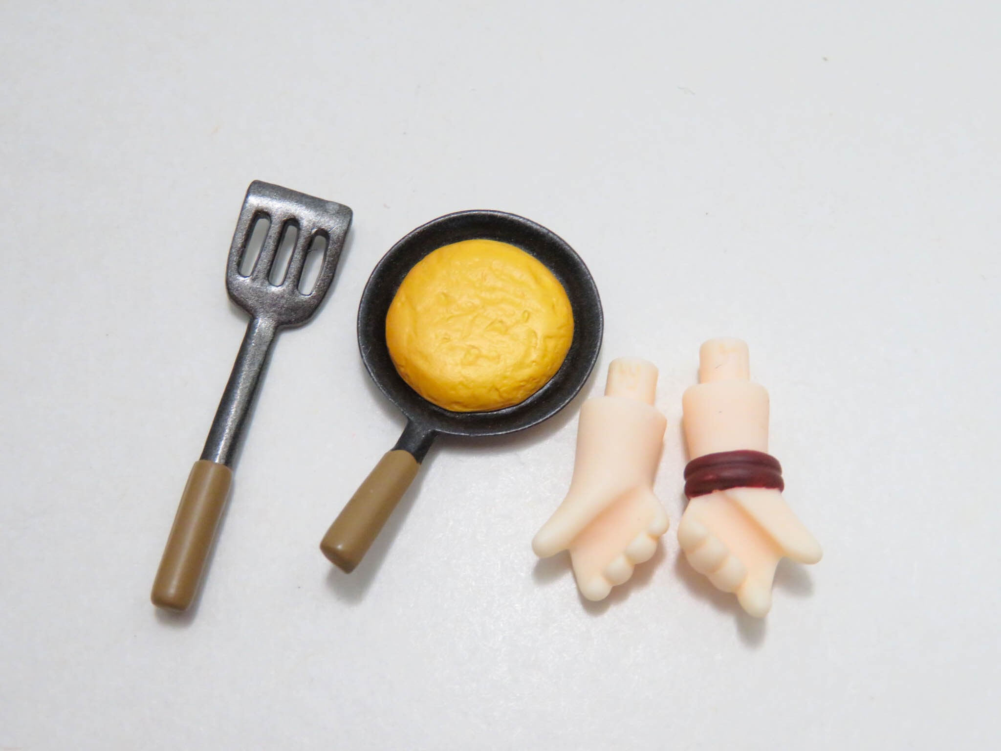 再入荷(A−ランク)【1453】 東谷准太 小物パーツ フライパン&フライ返し ねんどろいど