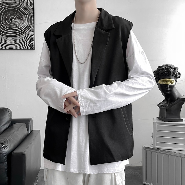 jacket vest（ジャケットベスト）-b613