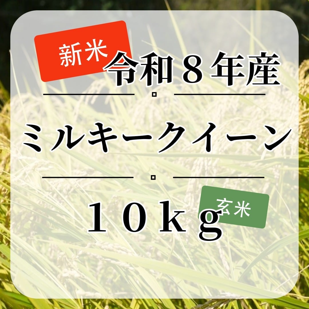 新米『ミルキークイーン』【白米・無洗米】5kg | 上野さんちのお米