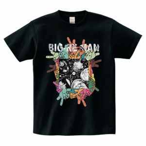 誕生×KANDATA 「ユビ・シンゾウ」 Tシャツ  Black