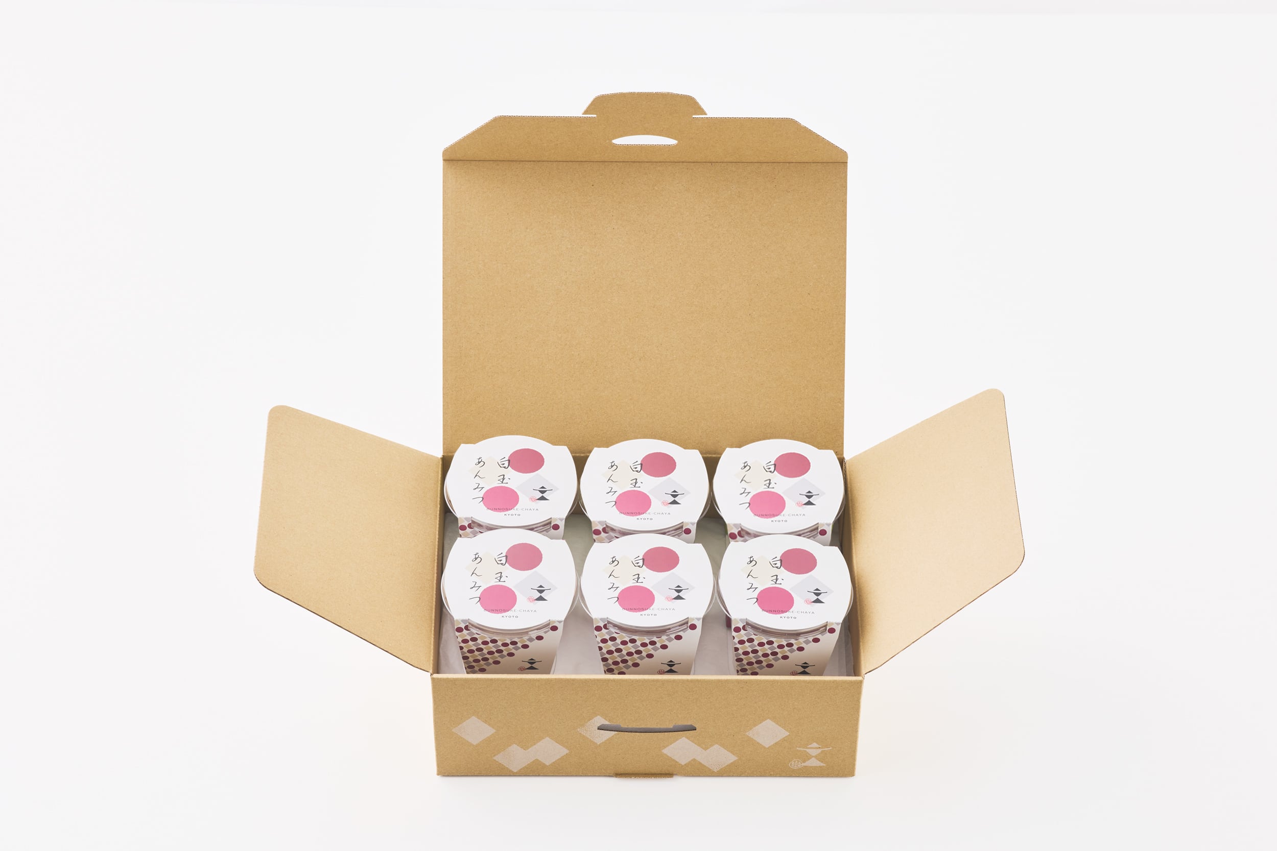 白玉あんみつ たっぷり6個セット | 京甘味 文の助茶屋 BUNNOSUKE-CHAYA