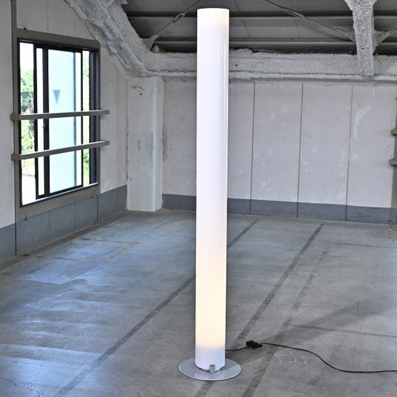 ★ヤマギワ FLOS 17万「STYLOS」フロアライト アッキーレ・カステリオーニ 照明 リビング ダイニング 寝室 フロス スタイロス スチロス【中古家具/中古インテリア/USED家具ユーズド家具/リサイクル】