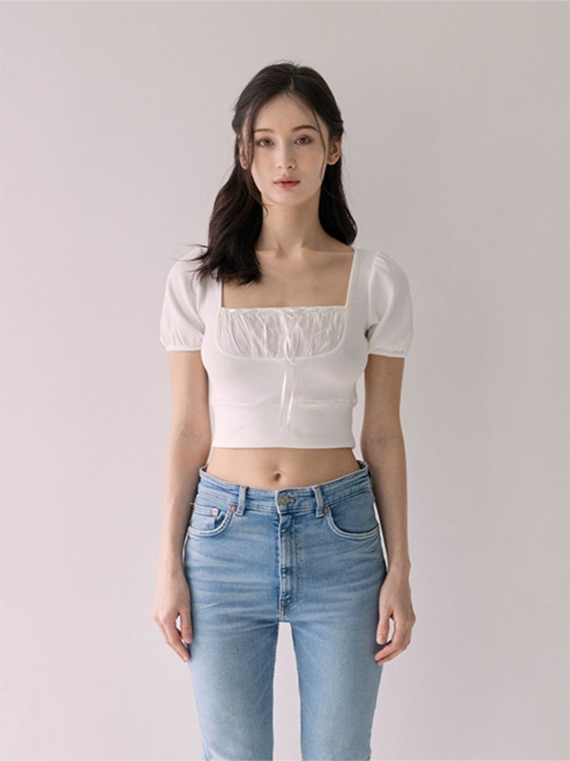 [NOT YOUR ROSE] Daisy top (White)