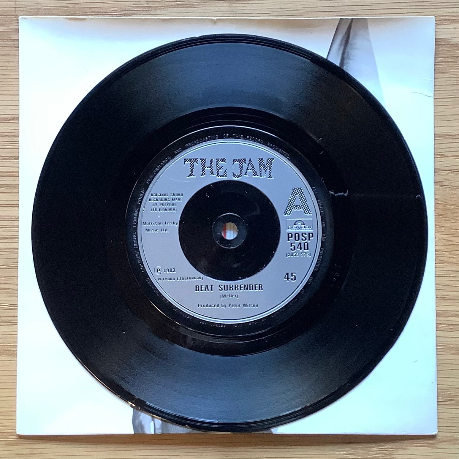 THE JAM / A: BEAT SURRENDER / B: SHOPPING | Plastic Soul Records