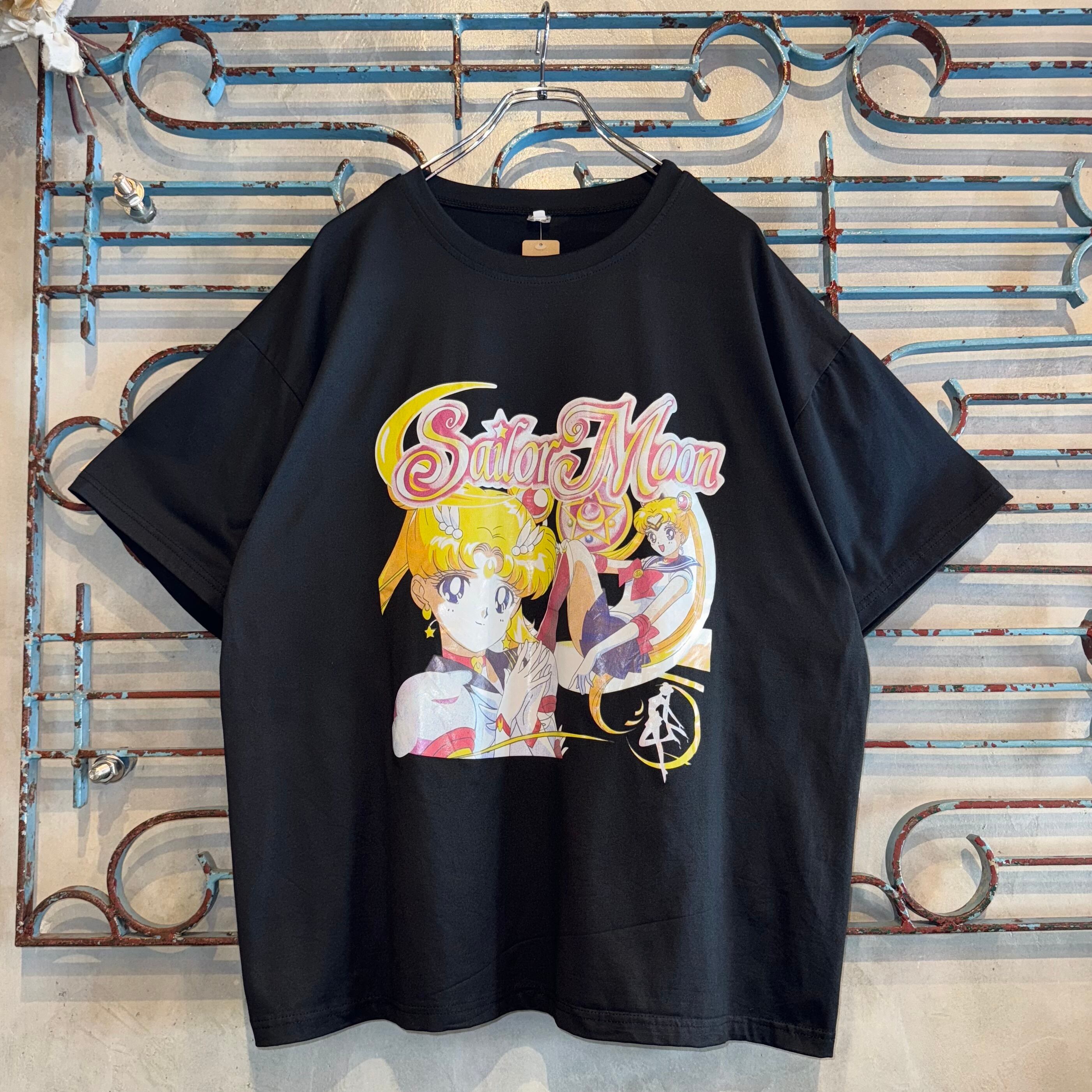 sailor moon Anime Tee / セーラームーン アニメ Tシャツ 古着屋 Used 
