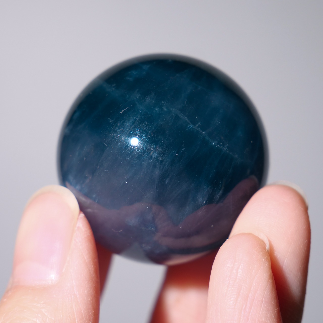 《outlet》フローライト ブルー / スフィア【φ3.6cm】