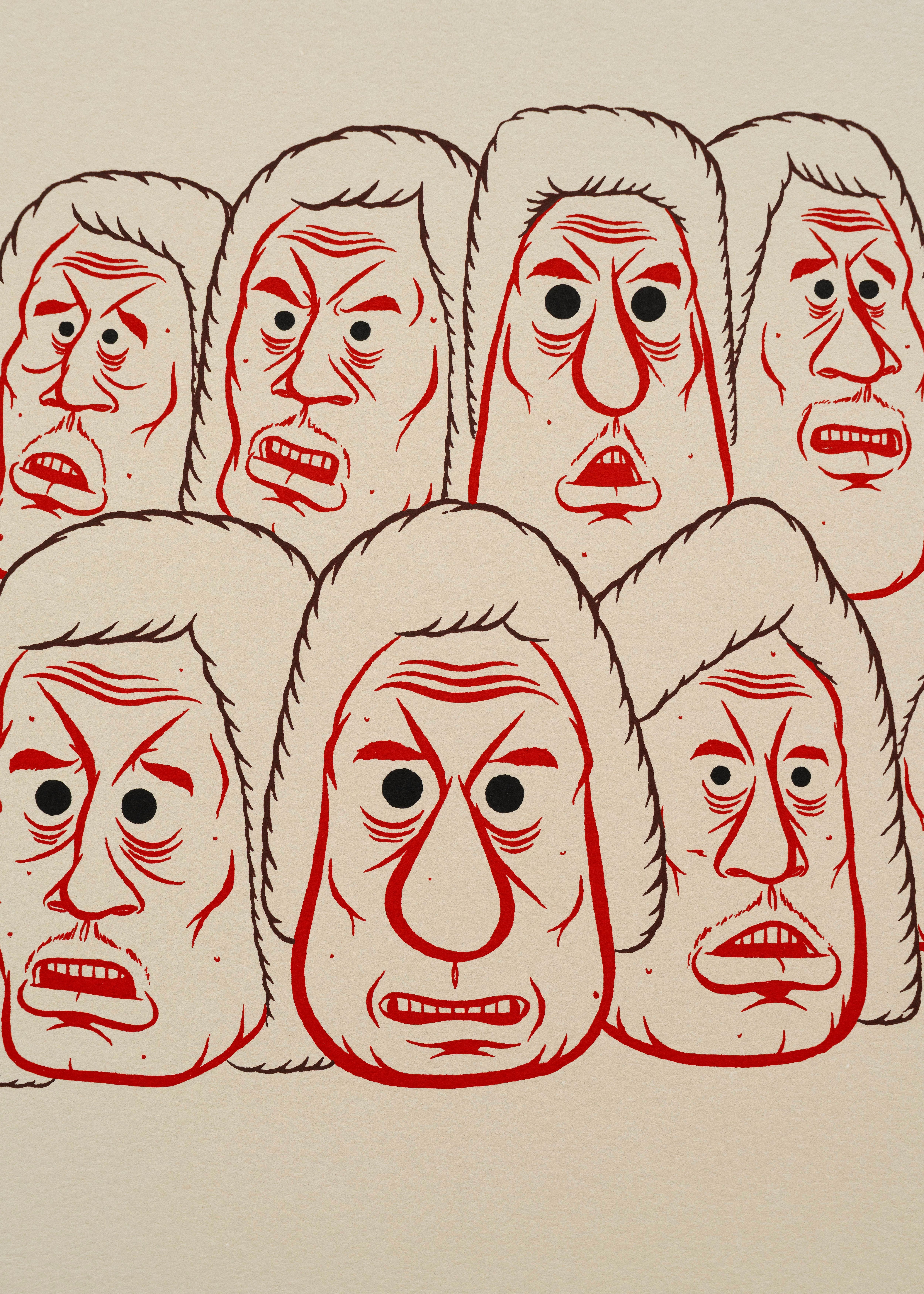 【ピーク』バリー・マッギー シルクスクリーン Barry McGee – Silkscreen print n°1 バリーマッギー シルク