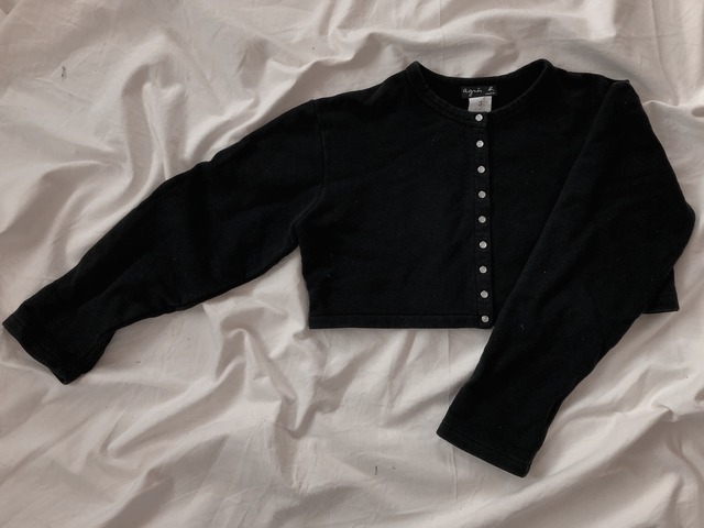 FRANCE agnes b. snap cardigan