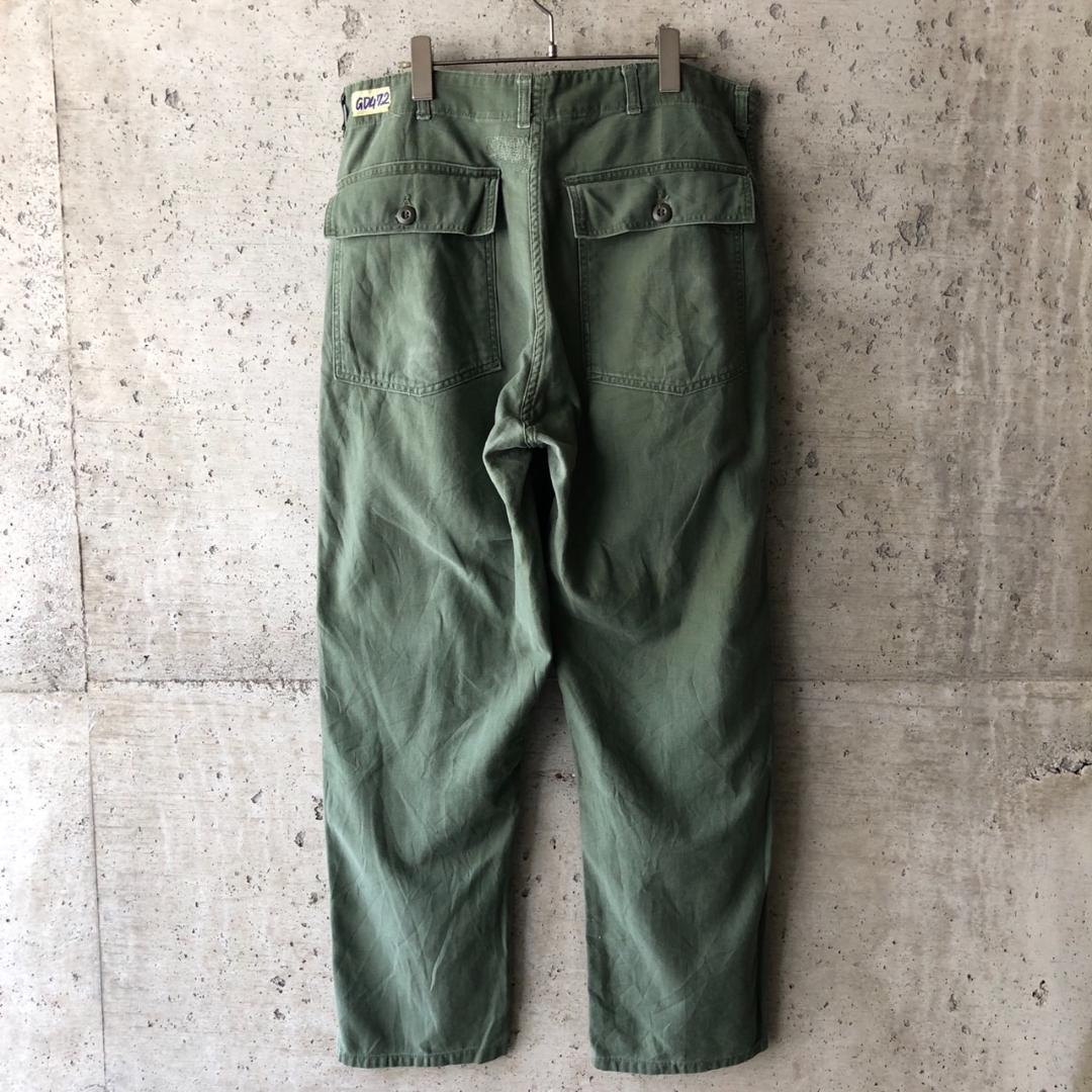 GD472 US ARMY 本物 アメリカ軍 70s ベイカーパンツ OG107