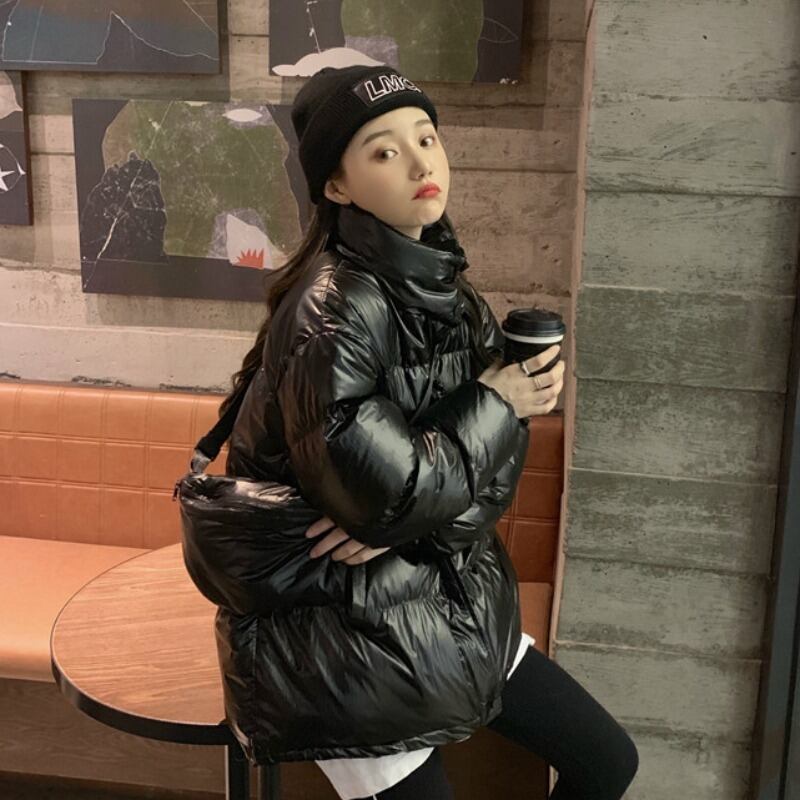 ブラックジャケット ルーズ薄手 コットン オータム 秋物 ウィンター 冬物 クレセントシティ86476364430