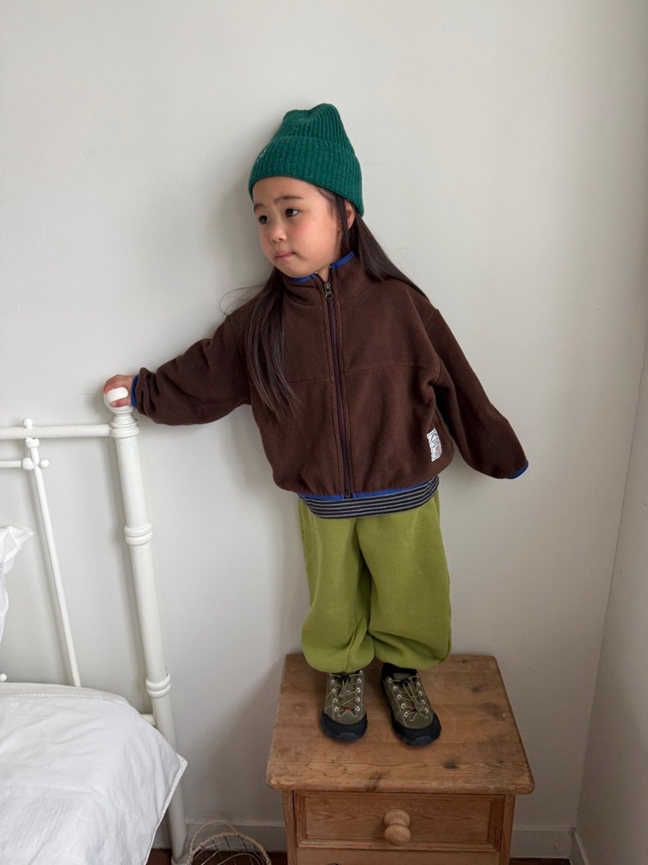 Apfel［取寄］jelly fleece zipup jacket 26winter