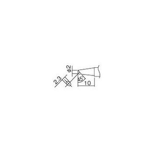 【在庫処分】白光(HAKKO) コテサキ/2BCガタ(Z) T12BC2Z