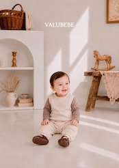 韓国子供服 / 26Autumn / 〖取寄〗valubebe / ハニー リブ ベスト / ベビー服 / キッズ服 *6M~S*