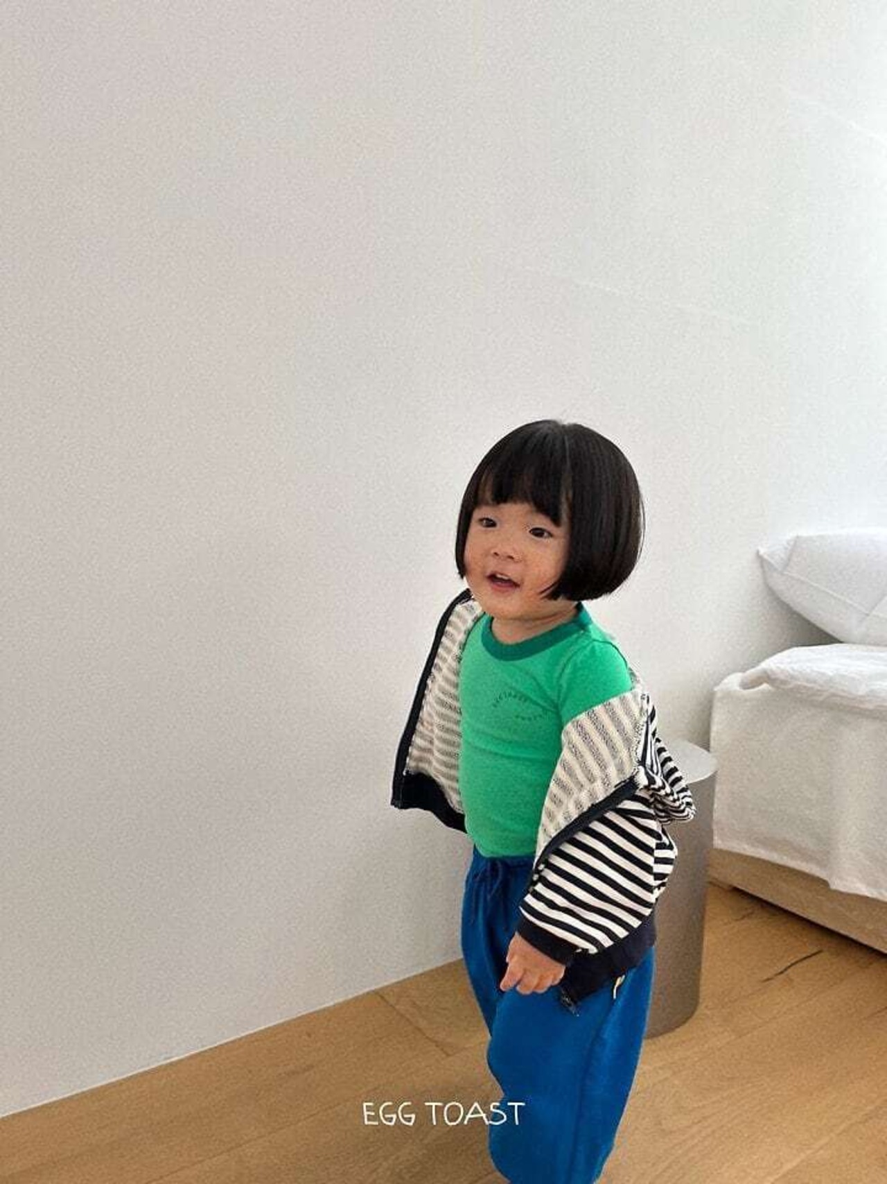 【取寄】EGG TOAST ｜サークルTシャツ｜秋服｜韓国子供服｜26/AT